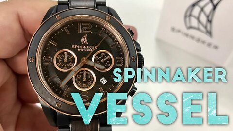 Spinnaker Vessel with Wood and Rose Gold Review (SP-5027-77)
