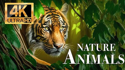 природа животные 4k - Замечательный фильм о дикой природе с успокаивающей музыкой