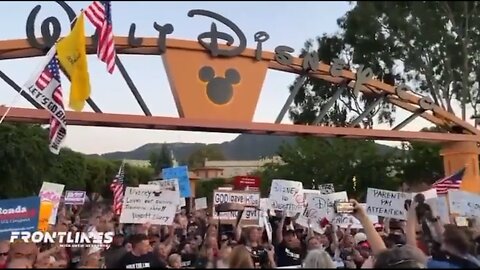 Demonstration Against Disney is Sexual Brainwashing Problem