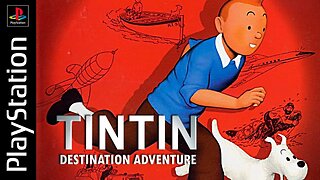 TINTIN DESTINATION ADVENTURE (PS1/PC) - Gameplay do início do jogo do Tintim! (Dublado em PT-BR)