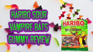 Haribo Sour Vampire Bats Gummy Review