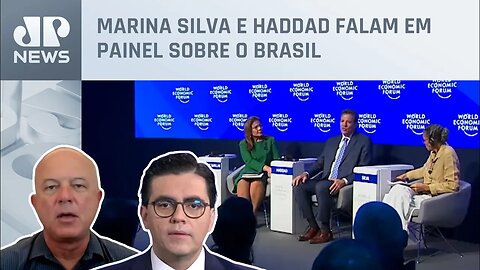 Motta e Vilela analisam Haddad e Marina Silva em Davos