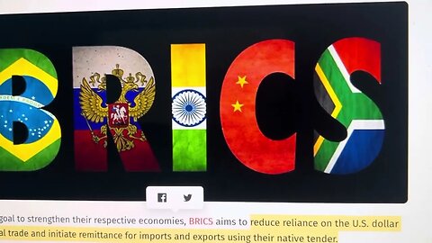 THE BRICS ARE COMING THE BRICS ARE COMING…BYE BYE US DOLLAR!!