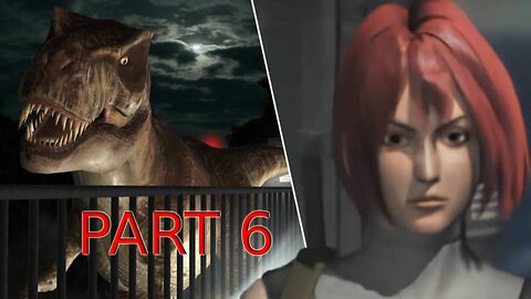 DINO CRISIS Walkthrough Gameplay, ps1 survival horror game, improved graphics [part 6]