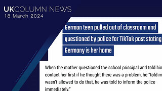 We’ve Seen ‘Prevent’ In The UK; Here Is Germany’s ‘Prevent’ - UK Column News