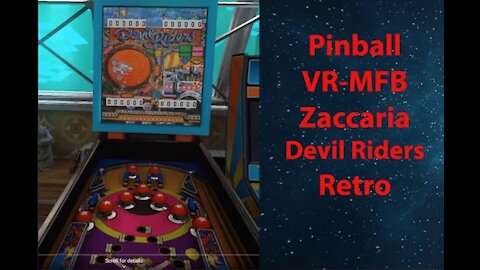 Pinball VR: MFN Zaccaria - Devils Riders Retro - [00022]