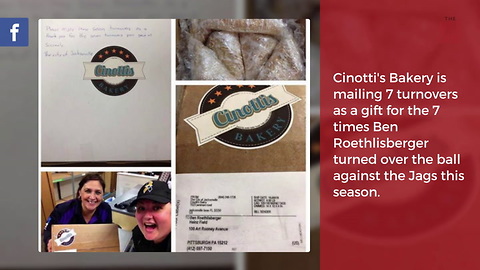 Jacksonville Bakery Sends Ben Roethlisberger 7 Turnovers For His 7 Turnovers Vs. Jaguars