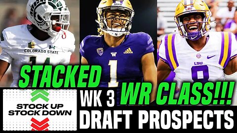 2024 NFL Draft Prospects | Week 3 Stock Report