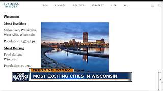 Wisconsin's most exciting and most boring cities, according to Business Insider