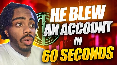 Traders Reactions: Watch Traders Blow their Accounts in 60 Seconds