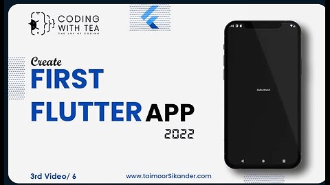 1.4 - Create First Flutter App 2023 Part 2 - Flutter Crash Course 2023/2024