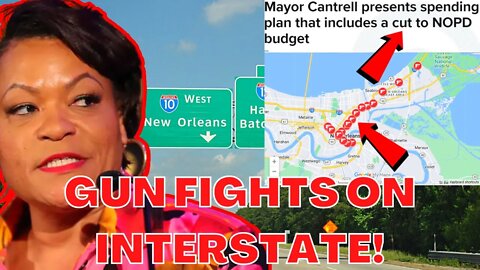New Orleans Is A Dumpster Fire Under Leftist Mayor Latoya Cantell! Interstate Chaos!