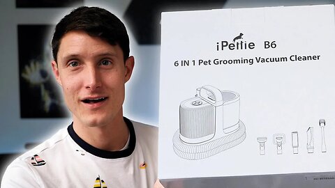 Pet Hair Remover | iPettie B6 Pet Hair Vacuum and Groomer Review + Demo