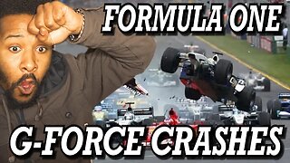 FORMULA 1 BIGGEST G-FORCE CRASHES OF ALL TIME | REACTION!!!