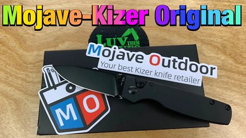 Kizer-Mojave “Original” button lock / includes disassembly / OMG 😱 !!! Super fidget winner !!