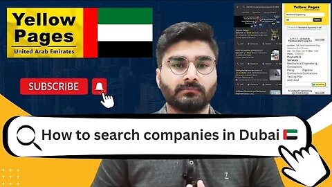 How to search companies in Dubai | United Arab Emirates