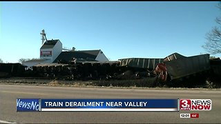 Train derailment near Valley