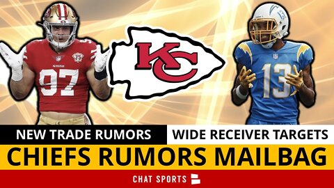 Chiefs Rumors Mailbag: Blockbuster Trade for Keenan Allen Or Nick Bosa? Draft Jameson Williams?