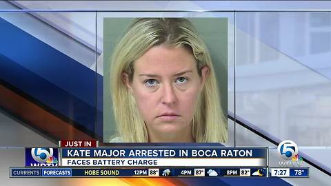 Lindsay Lohan's stepmom arrested on battery charge in Boca Raton
