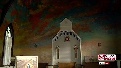 Artist turns church in Malvern into personal canvas