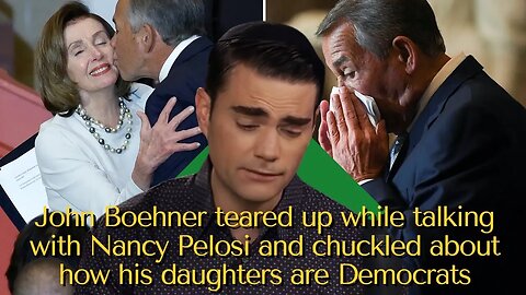 Ben Shapiro, Ex-Speaker John Boehner Cries At Unveiling Of Nancy Pelosi’s Official Portrait