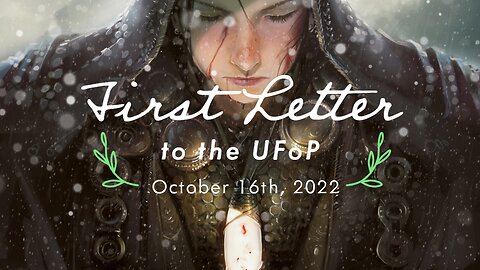 1st Letter to the UFoP - Pain and Suffering Looping on Earth