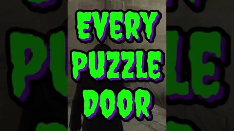 How to Find and Solve Every Puzzle Door in Hogwarts Legacy #shorts