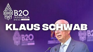 Klaus Schwab 2022 Great Reset Introductory Speech At The G20 Summit