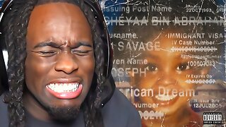 Kai Cenat Reacts to 21 Savage - american dream