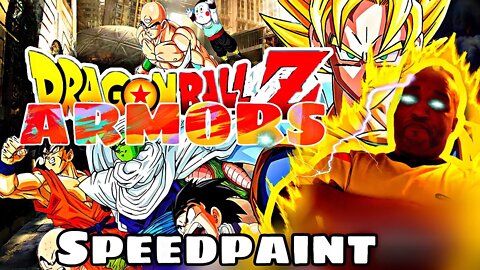 🐉 How to Draw Dragonball Z as Armors- Speedpaint