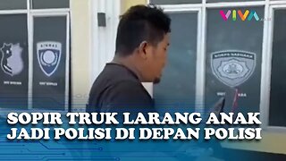 Sering Jadi Korban Oknum, Sopir Truk Blak-blakan di Depan Polisi Larang Anaknya Masuk