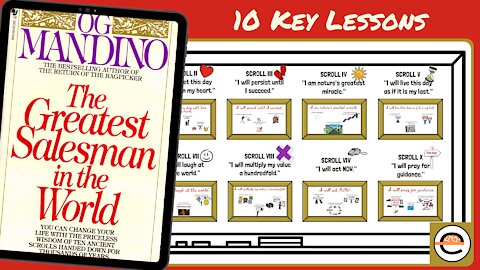 The Greatest Salesman in the World, by Og Mandino | ANIMATED SUMMARY | 10 Key Lessons