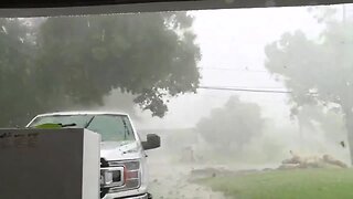 WEB EXTRA: Storms packing heavy rain, strong winds hit Martin County