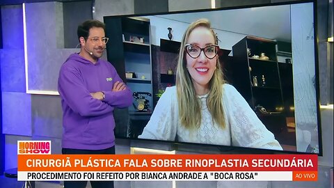 Influenciadora Bianca Andrade refaz rinoplastia