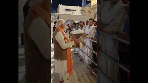 Har Har Mahadev! PM Modi plays a 'Damroo' at the Kashi Vishwanath Dham Temple