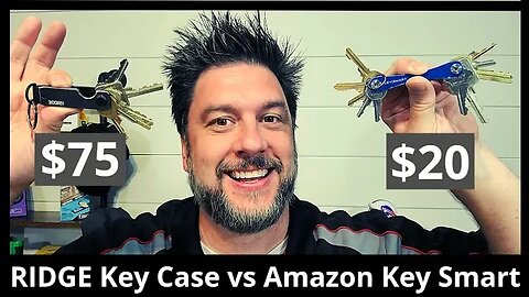 RIDGE Key Case vs Amazon recommended Key Smart. Battle of the Minimalist Key Holders [408]