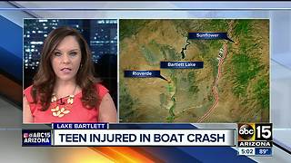 MCSO: Teen seriously injured in boat accident at Bartlett Lake