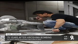 Artists commemorates Hiroshima bombing