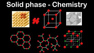 Solid phase, crystalline, amorphous - Chemistry