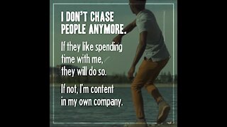 I don't chase people anymore [GMG Originals]