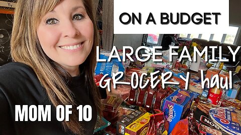 TWO WEEK GROCERY HAUL ON A BUDGET FOR A FAMILY OF 12 | WALMART GROCERY HAUL 2023 | WALMART PICKUP