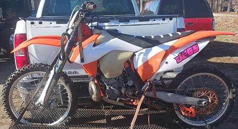 I traded a Yamaha WR 450 for a clapped out KTM. Jeenus!