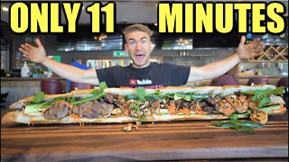 "TRULY RIDICULOUS" SANDWICH CHALLENGE (Made to Fail) | The "Beast" Banh Mi Challenge