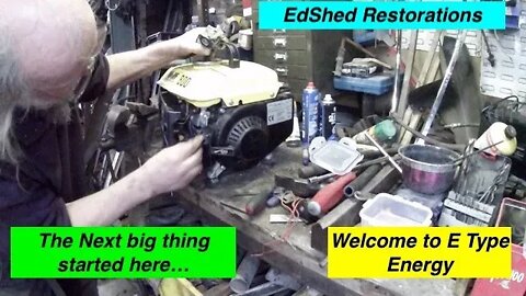 EdShed Restorations has solved the Energy Crisis its 100% Recycled power From E-Type Energy