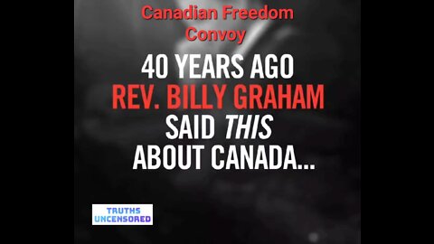 Billy Graham 40 year old Message To Canada