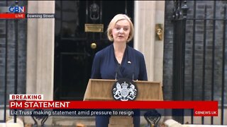 UK PM Truss Announces Her Resignation After 44 Days In Office