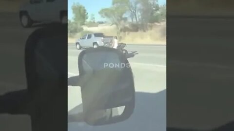 Man falls off motorcycle Sacramento, crash, motorcycle, accident, fail, biker, news #shorts