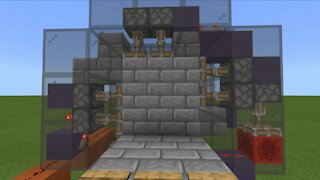 3x3 Minecraft Piston Door Tutorial