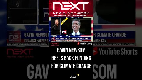 Gavin Newsom Reels Back Funding For Climate Change #shorts