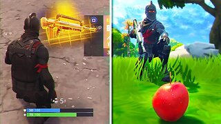 *NEW* "Burst Assault Rifle" + "Apple" LOCATIONS in Fortnite Battle Royale!